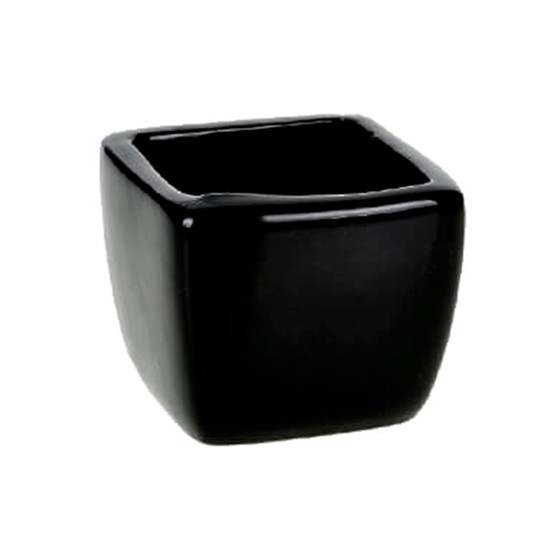 Imagem VASO DECORATIVO DE CERÂMICA COR PRETO 5X4CM - GRILLO 47236