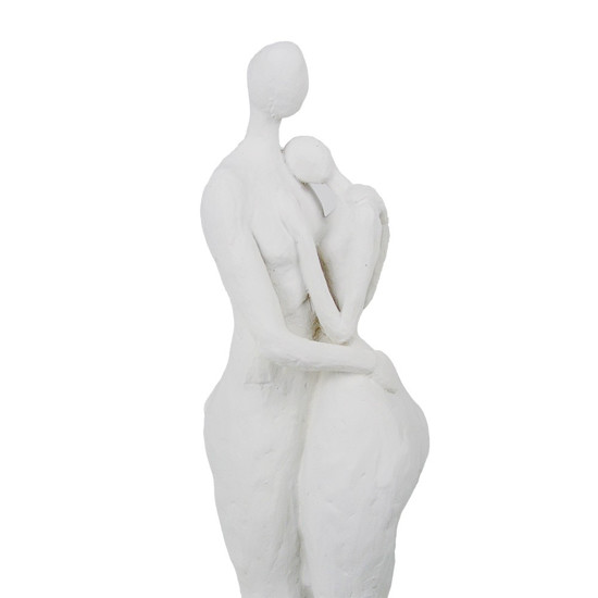 Imagem ESTATUETA ABRAÇO COR BRANCO EM RESINA 48CM - CROSS 