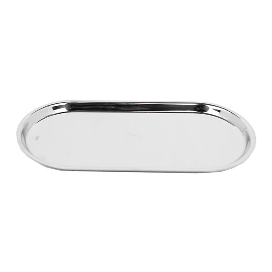 Imagem BANDEJA SALVINHA OVAL DE INOX 25X12X0,1CM - RIVA 