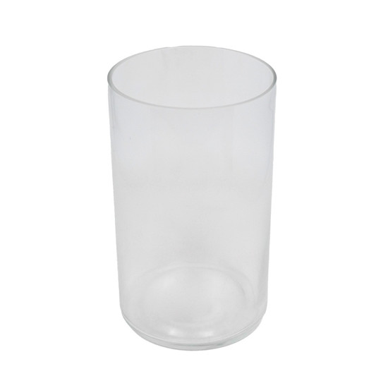 Imagem VASO DECORATIVO DE VIDRO TRANSPARENTE 15X15X25CM - GRILLO 54266