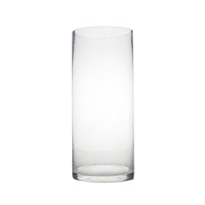 Imagem de VASO DECORATIVO DE VIDRO TRANSPARENTE 15X15X35CM - GRILLO 54237 - Grillo Ltda