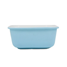 Imagem de MINI TRAVESSA QUADRADO DE CERÂMICA COR AZUL 13X13X6CM - GRILLO 34148 - Grillo Ltda