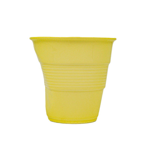 Imagem VASO DECORATIVO DE CERÂMICA COR AMARELO 10X10CM - GRILLO 34150