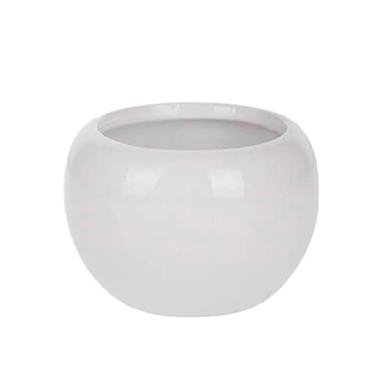 Imagem VASO DECORATIVO DE CERÂMICA COR BRANCO 4X4CM - GRILLO 47237