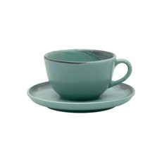 Imagem de XÍCARA PARA CHÁ COM PIRES 200 ML PIRES FLAT PACÍFICO - OXFORD  - Oxford Porcelanas Sudeste Ltda