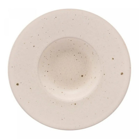 Imagem PRATO PARA RISOTO DE CERÂMICA MIST BRANCO MATTE 26CM - WOLFF