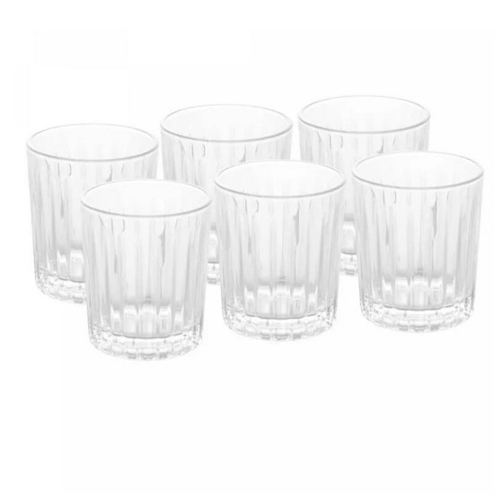 Imagem CONJUNTO 6 COPOS PARA WHISKY DE CRISTAL BANGKOK PREMIUM 300ML - WOLFF