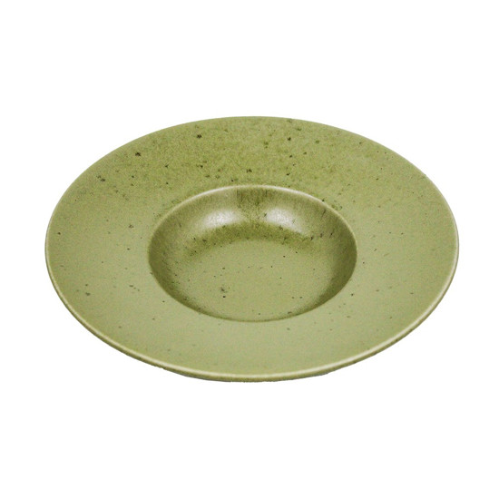 Imagem PRATO PARA RISOTO DE CERÂMICA MIST VERDE MATTE 26CM - WOLFF