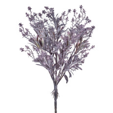 Imagem de BUQUÊ  MINI FLORES X6 LAVANDA OUTONO 23X38CM - GRILLO 55358 - Grillo Ltda