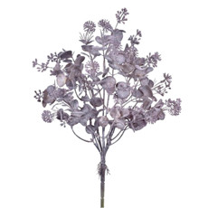 Imagem de BUQUÊ MISTO FOLHAS E BERRIES LAVANDA OUTONO 25X36CM - GRILLO 55355 - Grillo Ltda