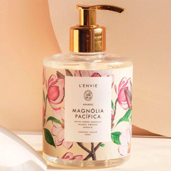 Imagem SABONETE LÍQUIDO PARA MÃOS MAGNÓLIA PACÍFICA 350ML - L´ENVIE PARFUMS