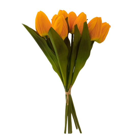 Imagem RAMALHETE DE TULIPA X9 AMARELO 40X7CM - GRILLO 54559