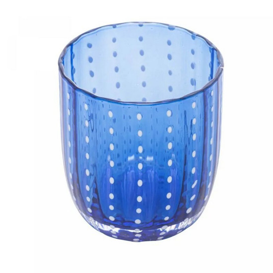 Imagem CONJUNTO 2 COPOS DE VIDRO ORQUÍDEA AZUL 300ML - WOLFF