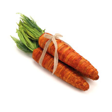 Imagem de MAÇO COM 3 CENOURAS DECORATIVAS 14X14X45CM - CROMUS  - Cromus Embalagens Ind E Com Ltda