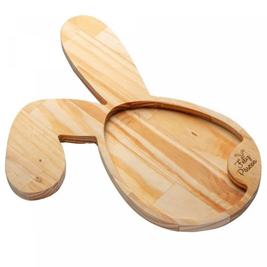 Imagem PETISQUEIRA DE MADEIRA PINUS NEW EASTER 35CM X 25CM X 1,5CM - WOODART