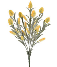 Imagem de BUQUÊ PINHO E FOLHAS X7 AMARELO 5X40CM - GRILLO 55279 - Grillo Ltda