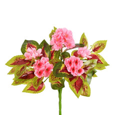 Imagem de BUQUÊ GERANIO X5 ROSA 22X28CM GRILLO 53455 - Grillo Ltda