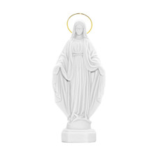 Imagem de IMAGEM DECOEATIVA NOSSA SENHORA DAS GRAÇAS COM AUREOLA DOURADA 20CM - VIGORE - Vigore Art Decor Ltda