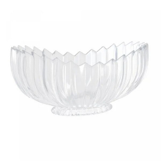 Imagem CENTRO DE MESA DE CRISTAL GENEVA 28CM X 15CM X 13,5CM - WOLFF