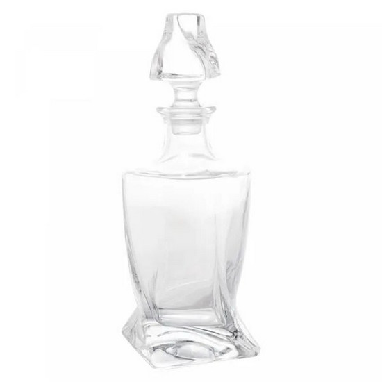 Imagem GARRAFA PARA WHISKY DE CRISTAL TORTILE 750ML - WOLFF