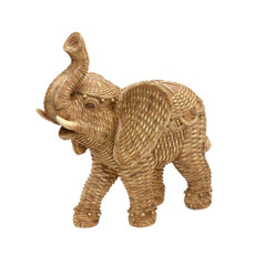 Imagem de ELEFANTE DECORATIVO EM RESINA 29X14X29CM - MABRUK  - Mabruk Importacao E Comercio Eireli