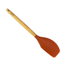 Imagem de ESPÁTULA CUCINA DE SILICONE COM CABO EM MADEIRA A31,5CM TERRACOTA - FRACALANZA - Full Fit Industria Importacao E Comercio Ltda.