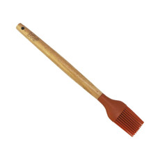 Imagem de PINCEL DE SILICONE CUCINA COM CABO EM MADEIRA A27CM TERRACOTA - FRACALANZA - Full Fit Industria Importacao E Comercio Ltda.