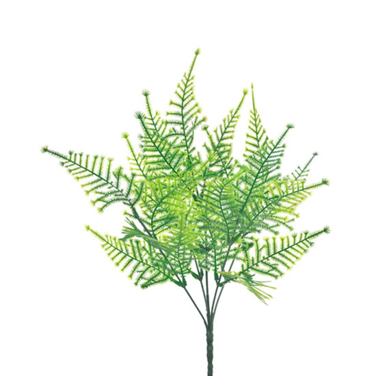 Imagem BUQUÊ PERMANENTE DECORATIVO DE FOLHAS ALFINENTE VERDE EM PLÁSTICO MOLDÁVEL - GRILLO