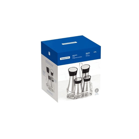 Imagem CONJUNTO GALHETEIRO TRAMONTINA REALCE 4 PEÇAS 