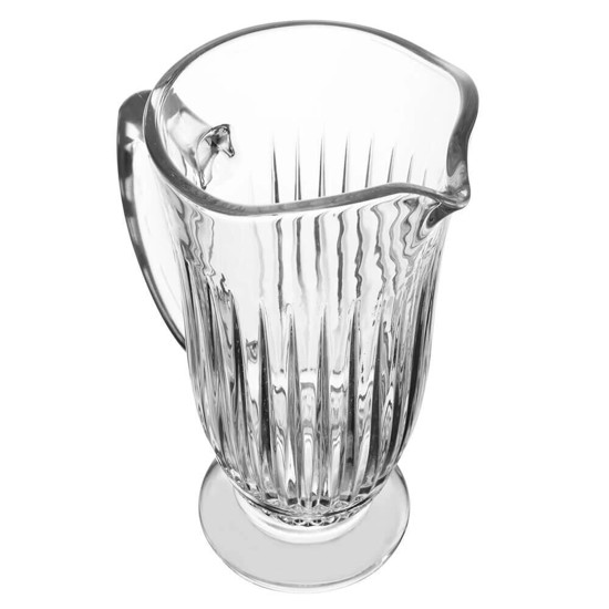 Imagem JOGO COPOS E JARRA VIDRO TRANSPARENTE DELI DIAMANTE 7 PEÇAS 1 L- LYOR 