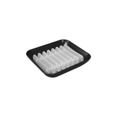 Imagem de SABONETEIRA PARA BANHEIRO COZA NEW SQUARE PRETO - Brinox Metalurgica S  A