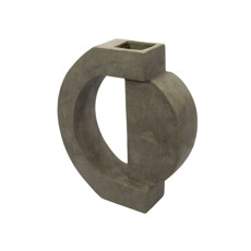 Imagem de VASO DECORATIVO EM CERÂMICA COR 36X30X23CM - LUCATTI  - Lucatti Artes E Decoracoes Ltda