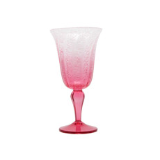 Imagem de TAÇA EM ACRÍLICO 310 ML COM DETALHES EM BOLHA DEGRADE COR PINK 10X10X20CM - ENTRE CASA - Inverno Verao Comercio De Modas E Decoracao Eireli