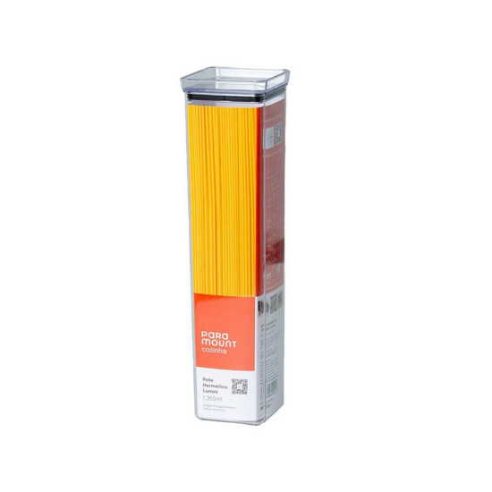 Imagem POTE LUMINI HERMÉTICO ALIMENTOS 1350ML COMTAMPA EMPILHAVEL PARAMOUNT