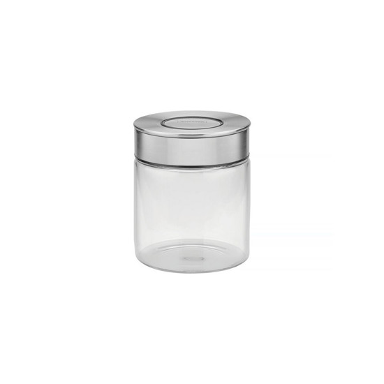 Imagem POTE DE VIDRO TRAMONTINA PUREZZA COM TAMPA DE AÇO INOX 10 CM 0,7 L