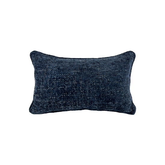 Imagem ALMOFADA DECORATIVA CHENILLE AUSTRIA 35X58CM COR MARINHO - DECORTEXTIL