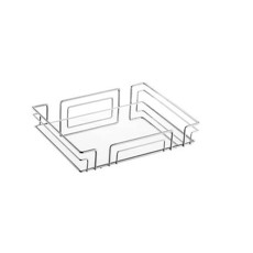 Imagem de BANDEJA LUIZA DECORATIVA 31,5 X 41,5 X 8,5 CM COR CROMADA - Haredecor Ind E Com De Utilidades Ltda