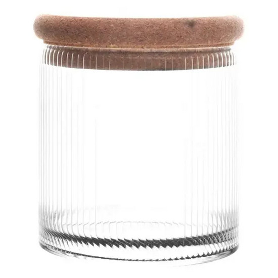 Imagem POTE PARA MANTIMENTO ESSÊNCIA COM TAMPA ROLHA 850 ML EM VIDRO 