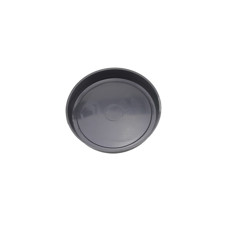 Imagem de PRATO PARA VASO Nº0,5 EM RESINA DE POLIPROPILENO COR PRETO 9,5X1,5CM  - Atacaplast Comercio E Distribuidora Ltda