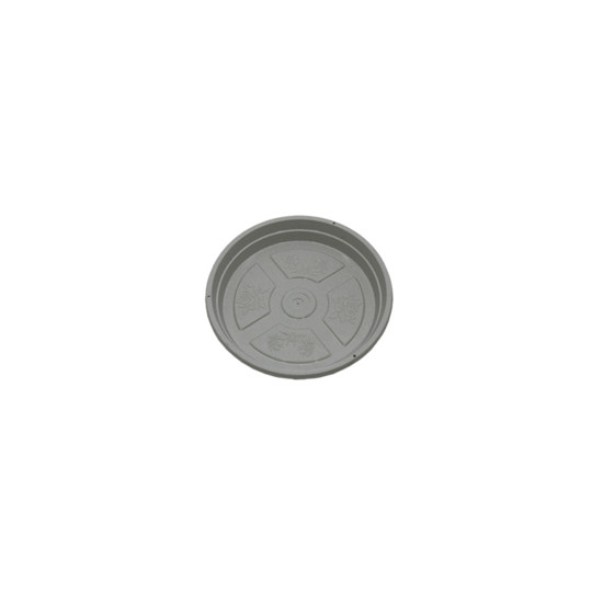 Imagem PRATO PARA VASO Nº1,5 EM RESINA DE POLIPROPILENO COR MÁRMORE 24,5X3,5CM