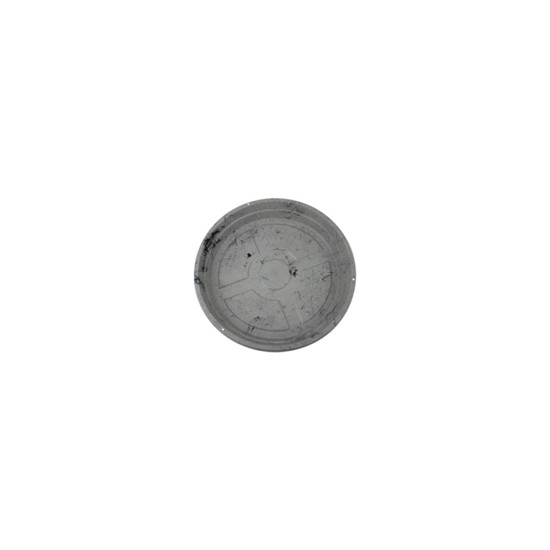 Imagem PRATO PARA VASO Nº1,5 EM RESINA DE POLIPROPILENO COR GRAFIATO CONCRETO 24,5X3,5CM