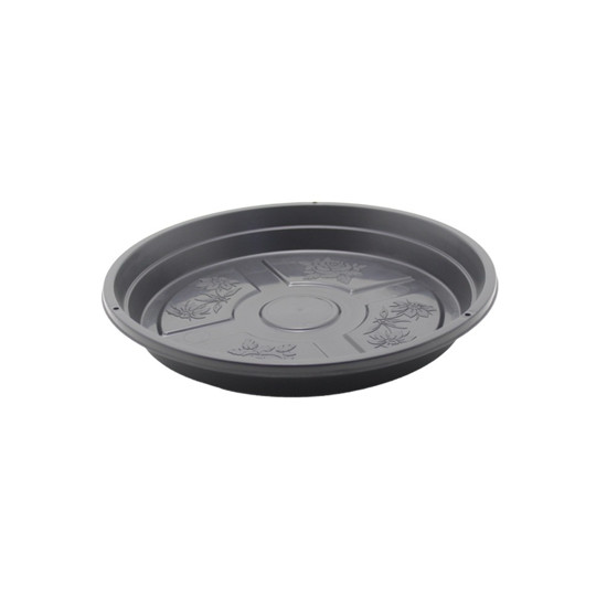 Imagem PRATO PARA VASO DE PLÁSTICO COR PRETO 21 CM Nº3 