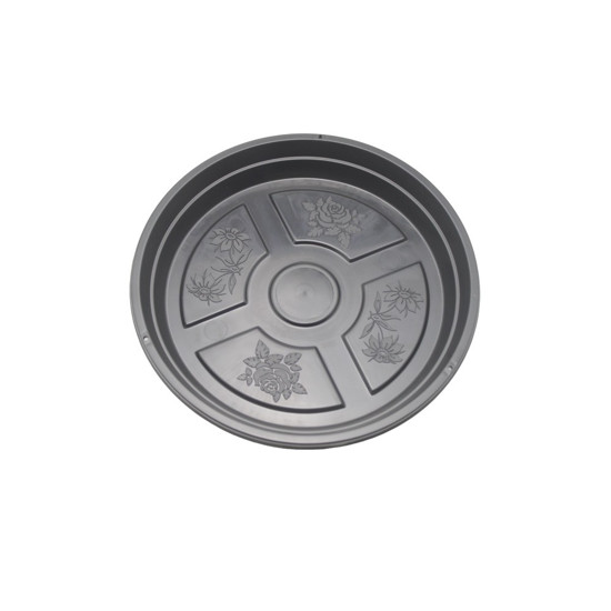Imagem PRATO PARA VASO DE PLÁSTICO COR PRETO 21 CM Nº3 