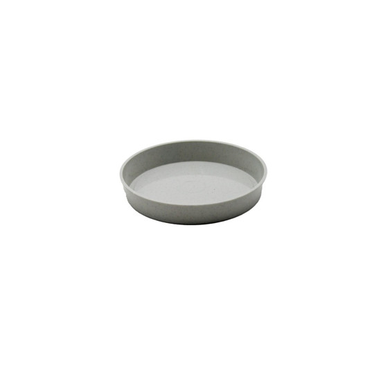 Imagem PRATO PARA VASO Nº0 EM RESINA DE POLIPROPILENO COR MARMORE 8,5X1,5CM