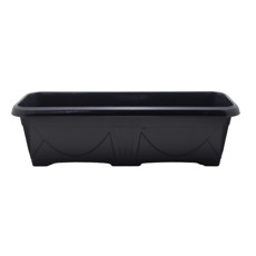 Imagem de FLOREIRA Nº3 COR PRETO DE RESINA DE POLIPROPILENO 60X20CM   - Atacaplast Comercio E Distribuidora Ltda