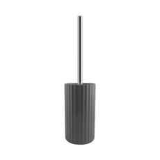 Imagem de ESCOVA SANITÁRIA GROOVE COR CHUMBO EM PS (POLIESTIRENO) 9X9X37CM  - Martiplast Industria E Comercio De Plast