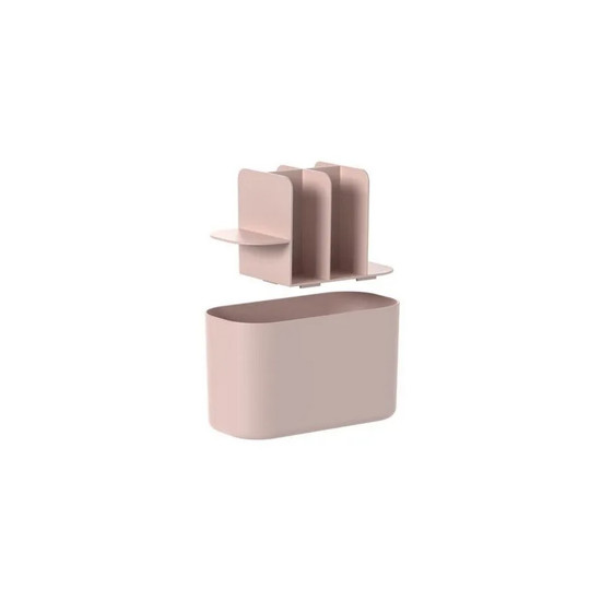 Imagem ORGANIZADOR  COM DIVISORIAS BOLD COR ROSA DUNA 16,8X8,4X9,8CM