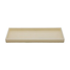 Imagem de BANDEJA CLEAN B3 COR TRAVERTINO 26,5X10X2CM EM ACRÍLICO  - Decor Acrilicos Industria De Artefatos Plasticos Ltda