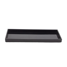 Imagem de BANDEJA CLEAN B3 COR PRETO 26,5X10X2CM EM ACRÍLICO  - Decor Acrilicos Industria De Artefatos Plasticos Ltda