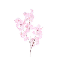 Imagem de HASTE DECORATIVA DE CEREJEIRA ROSA EM PLÁSTICO MOLDÁVEL 100X20CM - GRILLO - Grillo Ltda